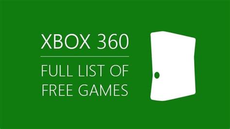 xbox 360 free games download.